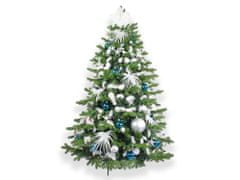 LAALU.cz Okrašeno umetno božično drevo s 163 okraski POLAR BLUE II 240 cm drevo s stojalom in božičnimi okraski