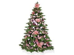 LAALU.cz Okrašeno umetno božično drevo s 135 okraski PRINCE ANNA 240 cm drevo s stojalom in božičnimi okraski