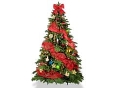 LAALU.cz Okrašeno umetno božično drevo s 152 okraski SYMBOL CHRISTMAS 240 cm drevo s stojalom in božičnimi okraski