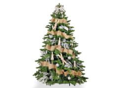 LAALU.cz Okrašeno umetno božično drevo s 136 okraski NORTHERN WINTER 240 cm drevo s stojalom in božičnimi okraski