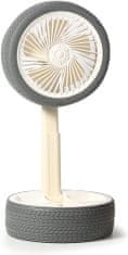 Luniks Zložljiv ventilator v obliki pnevmatike z lučko