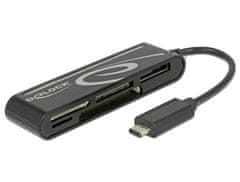 Delock USB 2.0 čitalnik kartic USB Type-C moški 5 rež