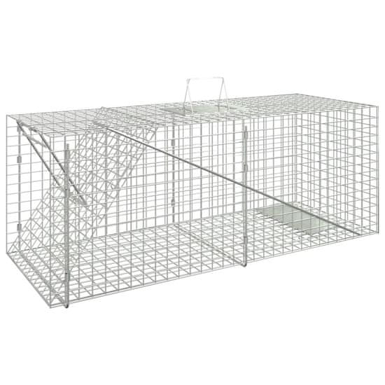 Vidaxl Past za živali 64,5x25x26,5 cm pocinkano železo