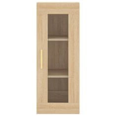 Vidaxl Visoka omara sonoma hrast 34,5x34x180 cm inženirski les