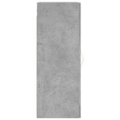 Vidaxl Stenska omarica betonsko siva 34,5x34x90 cm