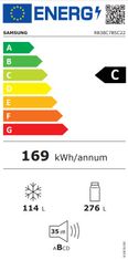 Samsung Bespoke RB38C7B5C22/EF prostostoječi kombinirani hladilnik