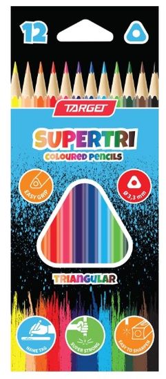 Target Super Tri barvice, trikotne, 12/1 (27417)