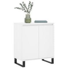 Vidaxl Komoda bela 60x35x70 cm inženirski les