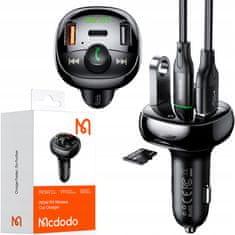Mcdodo Bluetooth FM oddajnik, polnilec, 100W PD, McDodo CC-3060