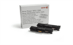 Xerox 3052/3215/3225/3260 (106R02782) 2x3k, dvojno pakiranje črn, originalen toner