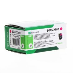 Lexmark 80C2XM0 Extra HC škrlaten, originalen toner