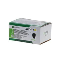 Lexmark C232HY0 HC rumen, originalen toner