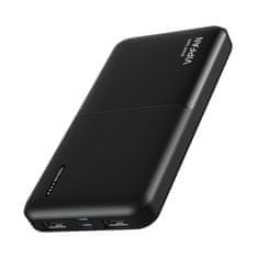 Vipfan Powerbank Ultra-Thin F04 10000 mAh, 2x USB (črna)