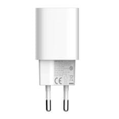 LDNIO A2318M MFi omrežni polnilnik, USB-C+USB, USB-C na Lightning 20W