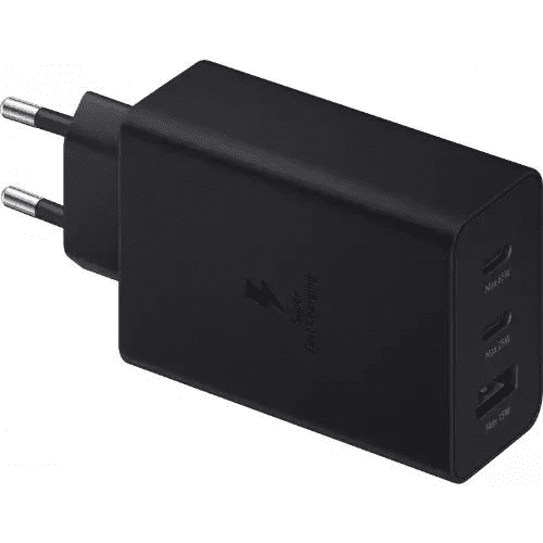 Samsung Polnilec Samsung 65W, 3.5A, 1x USB-A, 2xUSB-C, EP-T6530NBEGEU