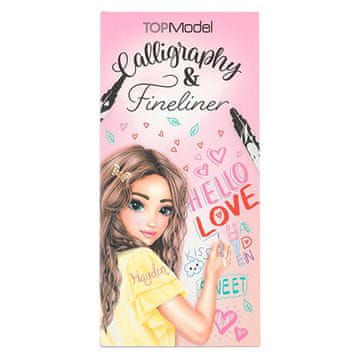 Top Model Komplet za kaligrafijo & Fineliner , 8 kosov