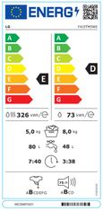 LG F4J3TM5WE pralno-sušilni stroj