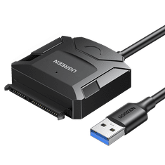 shumee Adapterski kabel za HDD in SSD SATA 2.5'' / 3.5'' USB 3.0 do 4TB - črn