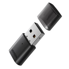 Ugreen Bluetooth 5.0 USB-A sprejemnik-oddajnik adapter, črn