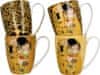 Duo Set 4 skodelic Klimt, 380 ml, porcelan, v darilni embalaži, 3342