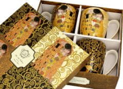 Duo Set 4 skodelic Klimt, 380 ml, porcelan, v darilni embalaži, 3342
