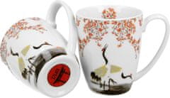 Duo Set 2 skodelic Žerjav, 380 ml, porcelan, v darilni embalaži, 5247