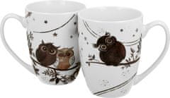 Duo Set 2 skodelic Sovice, 360 ml, porcelan, v lični darilni embalaži, 2826
