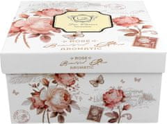 Duo Skodelica + krožnik Vrtnica, 470 ml, porcelan, darilna embalaža, 6399