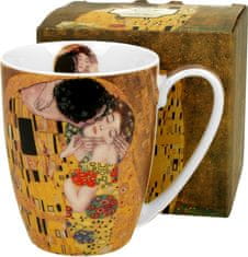Duo Skodelica Klimt Poljub, 370 ml, porcelan, v lični darilni embalaži, 9650