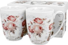 Duo Set 2 skodelic Vrtnica, 380 ml, porcelan, v lični darilni embalaži, 0266