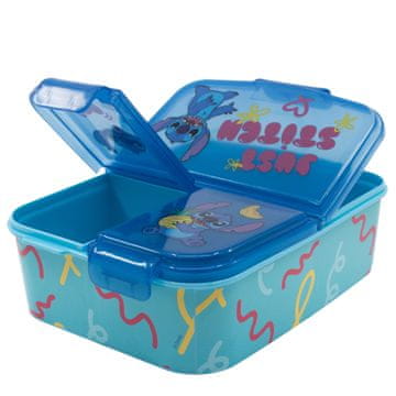 Stor Škatla za malico STITCH s 3 predelki