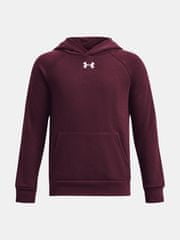 Under Armour Pulover UA Rival Fleece Hoodie-MRN XS