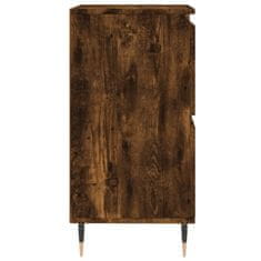 Vidaxl Komoda dimljeni hrast 60x35x70 cm inženirski les