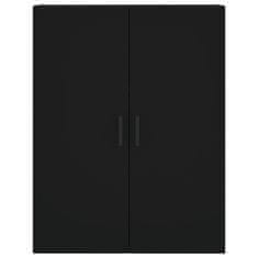 Vidaxl Stenska omarica 2 kosa črna 69,5x34x90 cm