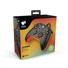PDP Atomic žični gamepad za Xbox, črno-oranžen
