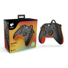 PDP Atomic žični gamepad za Xbox, črno-oranžen