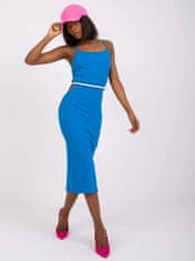 RUE PARIS obleka Element temno modra L