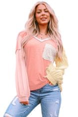 OMG! Ženska majica z dolgimi rokavi Nagraunce roza M