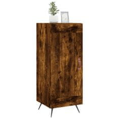Vidaxl Komoda dimljeni hrast 34,5x34x90 cm inženirski les