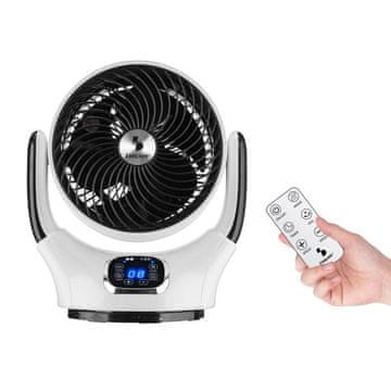 Northix Namizni ventilator z daljinskim upravljalnikom - digitalni