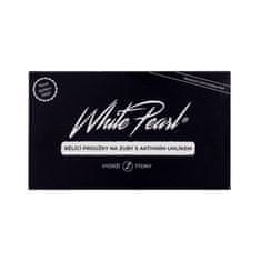 White Pearl PAP Charcoal Whitening Strips Set trakovi za beljenje zob 28 kos