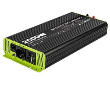 KOSUNPOWER UPS rezervno napajanje z zunanjo baterijo 2500W, baterija 24V / AC230V pure sine