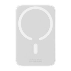 BASEUS Powerbank Magnetic Mini, 6000mAh 20W MagSafe (bela)