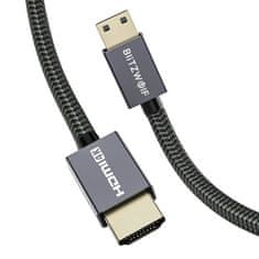 Blitzwolf Kabel HDMI do HDMI, Blitzwolf BW-HDC4, 4K, 1,2 m (črn)