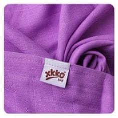 KIKKO Bambusova brisača/deka Colours 90x100 (1 kos) - lila