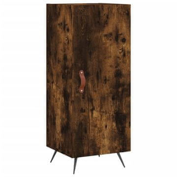 Vidaxl Komoda dimljeni hrast 34,5x34x90 cm inženirski les