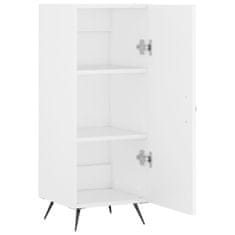 Vidaxl Komoda bela 34,5x34x90 cm inženirski les