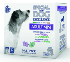 Special dog Excellence Mini Adult mokra hrana za pse, jagnjetina/zajec, 12x100 g