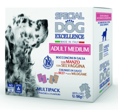 Special dog Excellence Medium Adult mokra hrana za pse, govedina/divjačina, 12x100 g