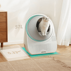 Luxury Pro-X inteligentno mačje stranišče, belo